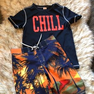 Boys GYMBOREE swim set + bonus •Sz large 10-12